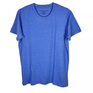 Kennedy Todd Men T-Shirt Cotton Polyester Stretch Comfortable Blue X-Large
